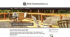 Desktop Screenshot of pinkconstruction.net